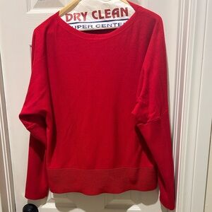 Ann Taylor red sweater XL